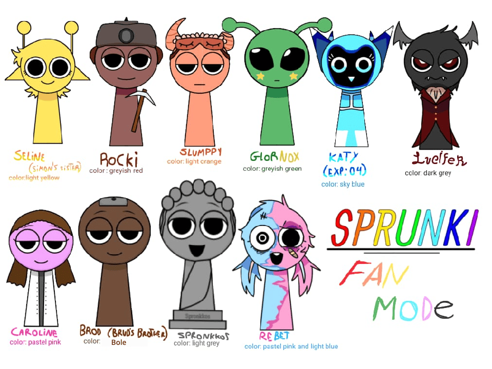 Sprunki Sneaks Peeks of Fanmod