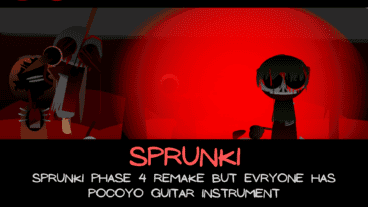 Sprunki Phase 4 Remake But Evryone has Pocoyo Guitar Instrument